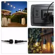 SOLAR LED - 15 m - 15 warm white lamps - black wire - Jouluvalot ja sisustusvalot - V-SOLAR-15-WW - 3