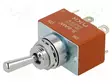 VIPUKYTKIN - ASENNOT: 2 - DPDT - ON-ON - 10A/250VAC - 20A/30VDC - S - -10÷70°C - Vipukytkimet - S6AW - 1