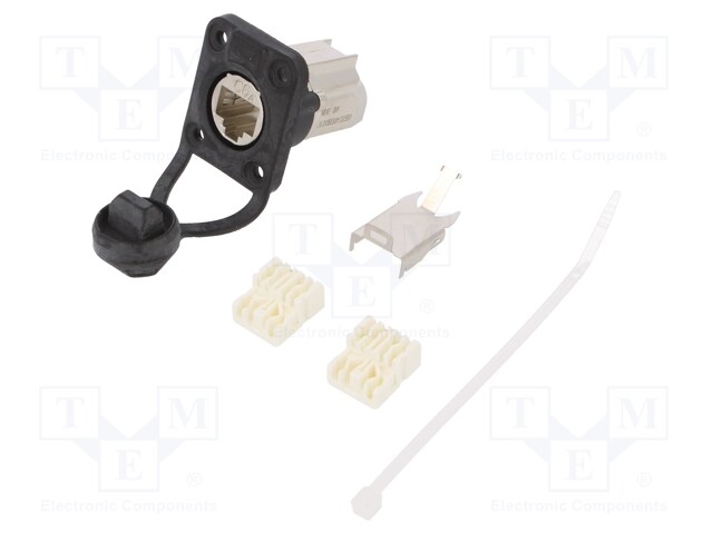 LIITIN: RJ45 - N LIITINAARAS - ETHERCON - PIN: 8 - SUORA - IDC - 8P8C - Erikoisliittimet - NTR-NE8FDX-Y6-W - 1