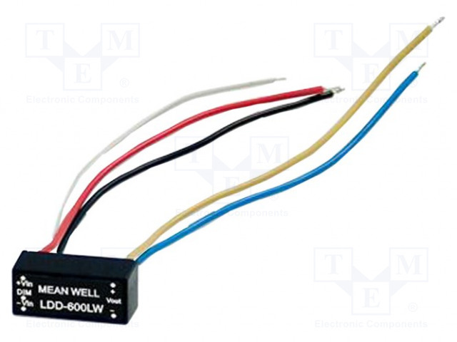 DC/DC MUUNNIN - 19W - TULOJÄNNITE 9÷36VDC - LÄHTÖJÄNNITE 2÷32VDC - ITULO: 600MA - LDD - DC/DC muuntimet - LDD-600LW - 1