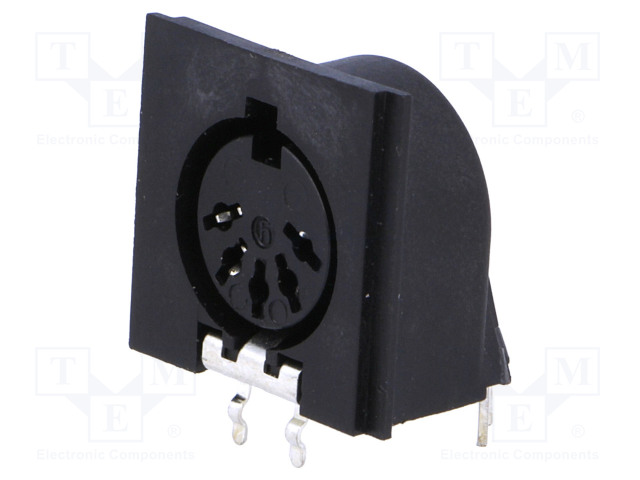 LIITIN: DIN - N LIITINAARAS - PIN: 5 - JÄRJESTELY: 180° - PCB - THT - DIN liittimet - MAB5SHSW - 1