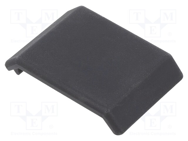 KANNE - KULMIA VARTEN - W: 43MM - L: 43MM - TEKNOPOLYMEERI PA - MUSTA - Alumiiniprofiilien lisätarvikkeet - GN963-45-45-SW - 1