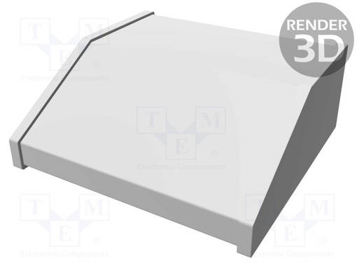 KOTELO: OHJAUSPANEELI-1456 - X: 254MM - Y: 259MM - Z: 102MM - ALUMIINI - Työpöytäkotelot - HM-1456KK4WHCWW - 1