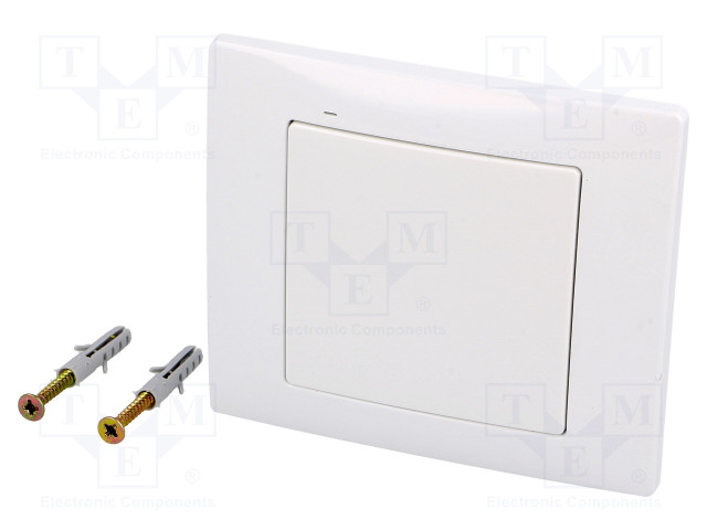 LANGATON NÄPPÄINLÄHETIN - ,RUUVI-3VDC - IP20 - EXTA FREE - Rakennusautomatiikka - RNK-02W - 1