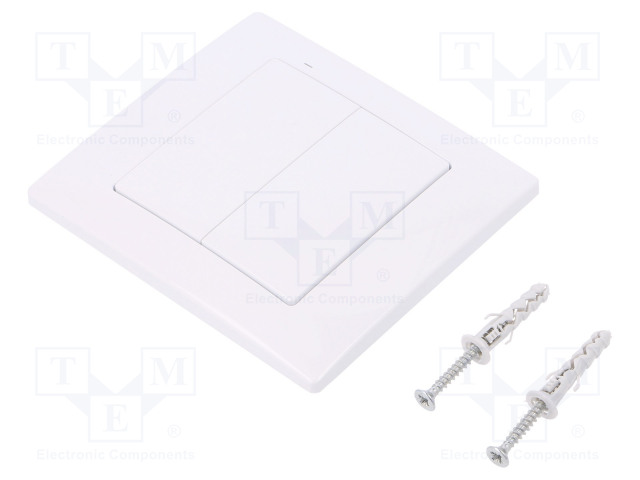 LANGATON NÄPPÄINLÄHETIN - ,RUUVI-3VDC - IP20 - EXTA FREE - Rakennusautomatiikka - RNK-04W - 1