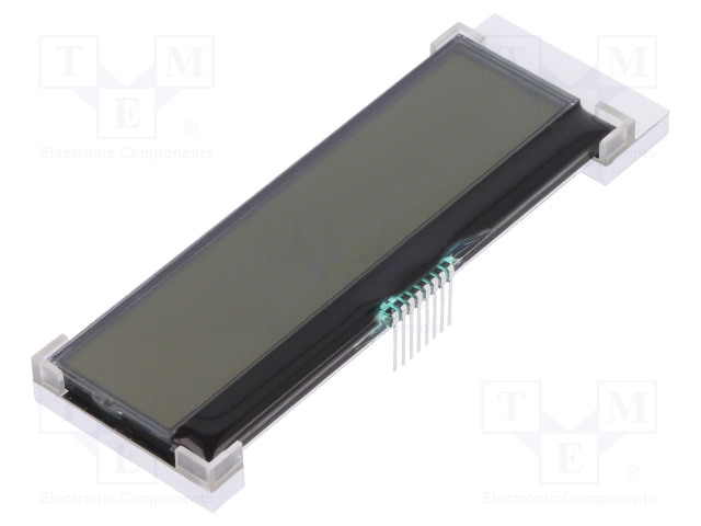 LCD NÄYTTÖ - AAKKOSNUMEERINEN - COG,FSTN POSITIVE - 20X2 - LED - PIN: 8 - Aakkosnumeeriset LCD-näytöt - DEM20235FGH-PW - 1