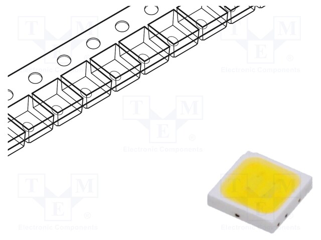 VOIMA-LED - KYLMÄVALKOINEN - 5700-6300K - 140÷150LM - 120° - 350MA - TehoLEDit - valkoiset - HL-EMC3030-HR3-CW - 1