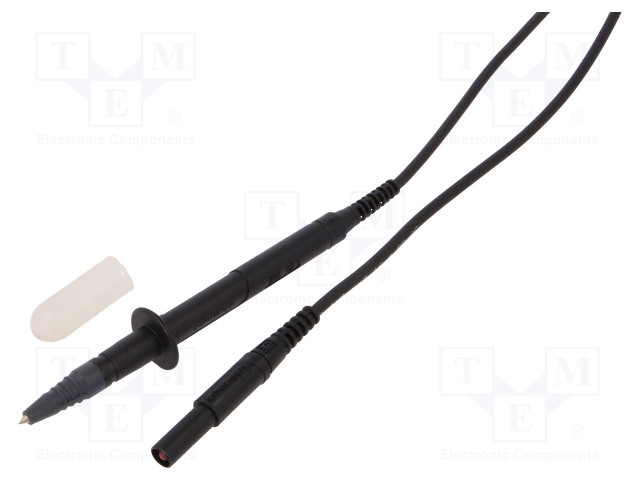 MITTAUSJOHTO - 16A - MITTAPIIKKI,BANAANIPISTOKE 4MM - PIT: 1M - Mittausjohdot - SPL7316NI1100-SW - 1