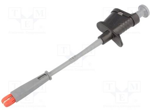 MITTAUSKOUKKU - KROKOTIILI - 6A - 1KVDC - MUSTA - ERISTYS: POLYAMIDI - Testauskoukut - SKPS6925NI-SW - 1