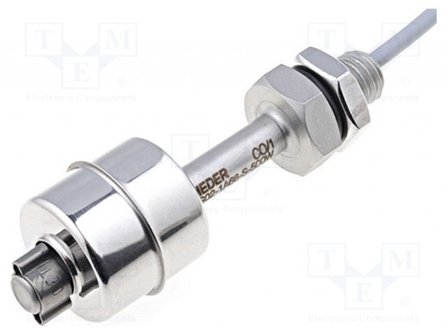 NESTETASON ANTURI - -30÷80°C - OUT: SPST-NO - JOHDOT - 0,5A - 10W - Teollisuus nestetasoanturit - LS02-1A66-S-500W - 1