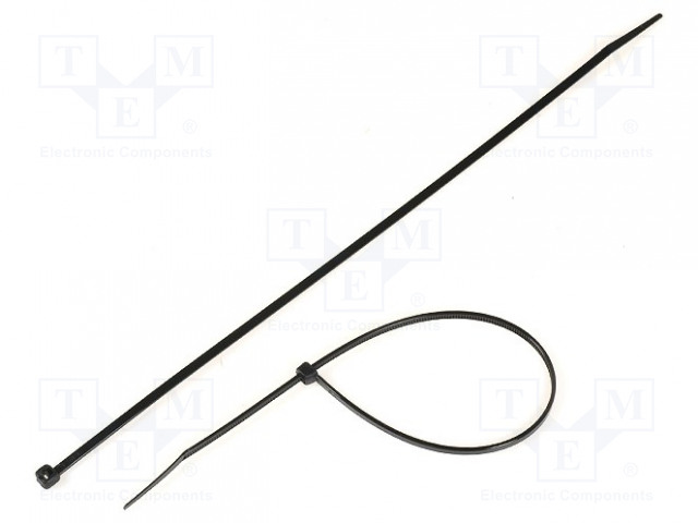 NIPPUSIDE - L: 292MM - W: 3,6MM - MUSTA - POLYAMIDI - 176,5N - ØMAKS: 85MM - Nippusiteet - CV-292W - 1