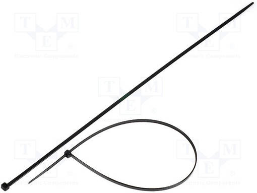 NIPPUSIDE - L: 450MM - W: 4,8MM - MUSTA - POLYAMIDI - 215,5N - ØMAKS: 130MM - Nippusiteet - CV-450MW - 1