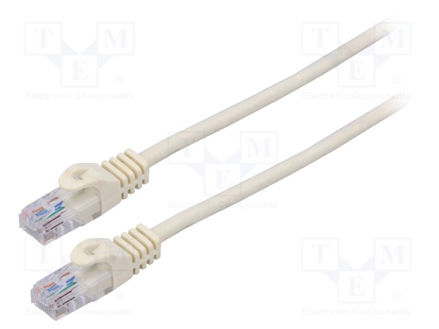 PATCH KAAPELI - U/UTP - CAT: 6 - RJ45-PISTOKE,MOLEMMIN PUOLIN - LANKA - RJ45 Ethernet kaapelit - PCU6-10CC-0200-W - 1