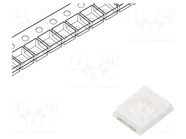 LED - SININEN - SMD - 2835 - 700÷1000(TYP)-1300MCD - 3÷3,6VDC - 120° - Pintaliitos LED - FYLS-2835UBC-0.2W - 1