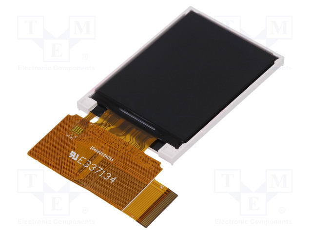 TFT NÄYTTÖ - 2,2" - 240X320 - VALAISTUS: LED - KOOT: 40,3X58,1X2,85MM - TFT-näytöt - DEM240320A3TMH-PW - 1