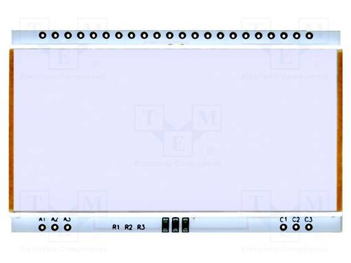 TAUSTAVALO - LED - 66X40,2X3,6MM - VALKOINEN - Näyttöjen lisätarvikkeet - EALED66X40-W - 1