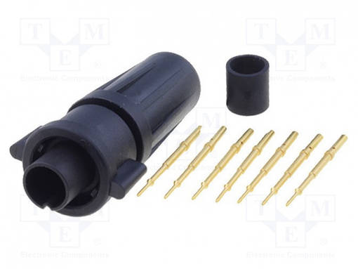 UROSLIITIN - 3A - 125V - PIN: 7 - EN2 - JUOTETTAVA - SWITCHCRAFT liittimet - EN2C7M26G3W - 1