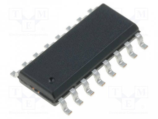 IC: RAJAPINTA - LÄHETIN-VASTAANOTIN - FULL DUPLEX,RS232 - 250KBPS - Mikropiirit - RS232/422/485 liitäntä - MAX3232CDW - 1
