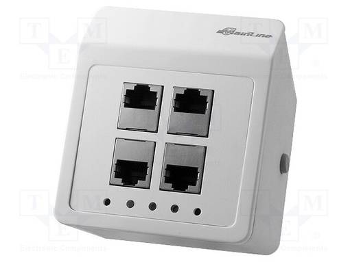 ETHERNET PISTORASIA - VALKOINEN - Sulakeasennustarvikkeet - MLPDW - 1