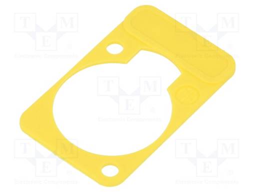 CONNECTOR LETTERING PLATE KELTAINEN - Erikoisliittimet - NTR-DSS-YELLOW - 1