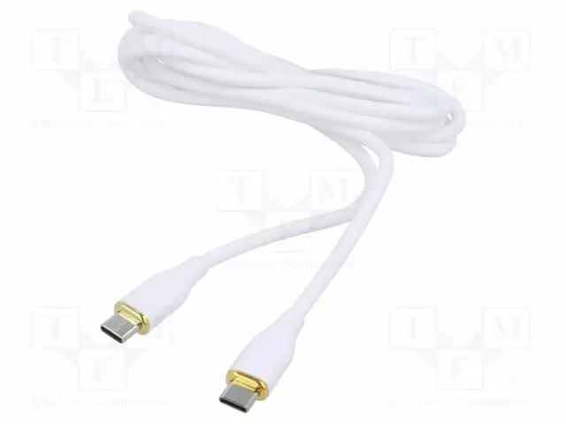 KAAPELI - CABLEXPERT - USB 2.0 - USB C PISTOKE,MOLEMMIN PUOLIN - USB kaapelit ja adapterit - CC-USB2S-CMCM1.5W - 1