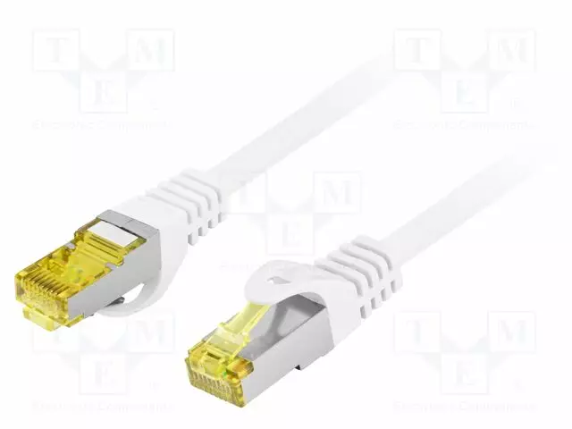 PATCH KAAPELI - S/FTP - CAT: 6A - RJ45-PISTOKE,MOLEMMIN PUOLIN - LANKA - RJ45 Ethernet kaapelit - PCF6A-10CU-2000-W - 1