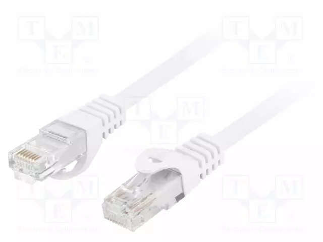 PATCH KAAPELI - U/UTP - CAT: 6 - RJ45-PISTOKE,MOLEMMIN PUOLIN - LANKA - CU - RJ45 Ethernet kaapelit - PCU6-10CU-2000-W - 1