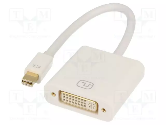 ADAPTERI - DVI-I (24+5) PISTORASIA,MINI DISPLAYPORT-PISTOKE - HDMI, DVI, DisplayPort johdot - AK-340406-001-W - 1
