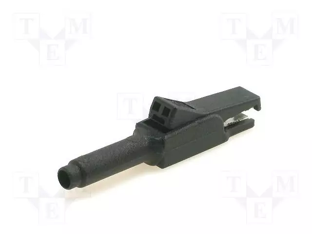 HAUENLEUKA - 15A - 300V - MUSTA - LEVITYSALUE: MAX.6MM - 973889100 - Krokotiili klipsit - MA260SH-SW - 1