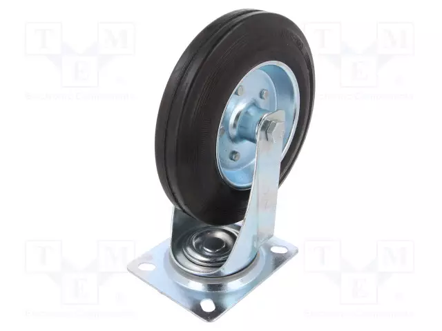 KULJETUSPYÖRÄ - Ø: 200MM - W: 27MM - H: 237MM - VÄÄNTÖ-230KG - KUMI - CSG - Kuljetuspyörät - CKPW-SG-200W - 1