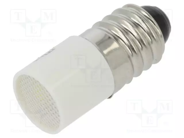 LED LAMPPU - VALKOINEN - E10,T10 - 130VDC - 130VAC - MUOVI - -20÷60°C - Merkkivalot ja pienoislamput - 1880713W - 1