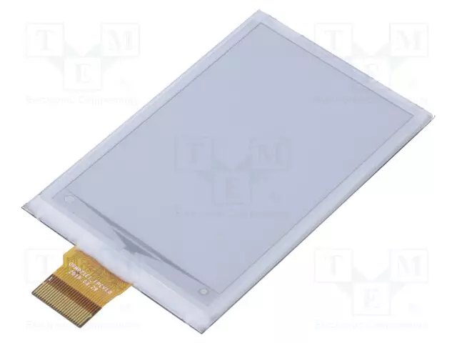 NÄYTTÖ: E-PAPERI - 2,7" - 176X264 - NÄYTÖN ULKOMITAT: 38,19X57,29MM - E-paperi - DEE176264A-W - 1