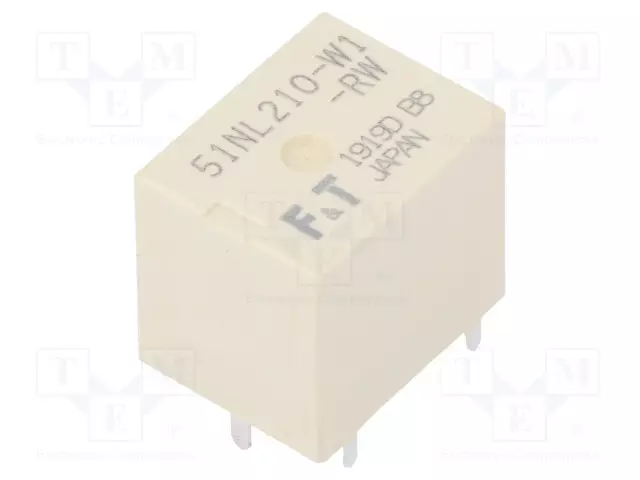 RELE - SPDT - UKELAN: 10VDC - 35A - 25A/14VDC - PCB - Pienoisreleet - FBR51NL210W1-RW - 1