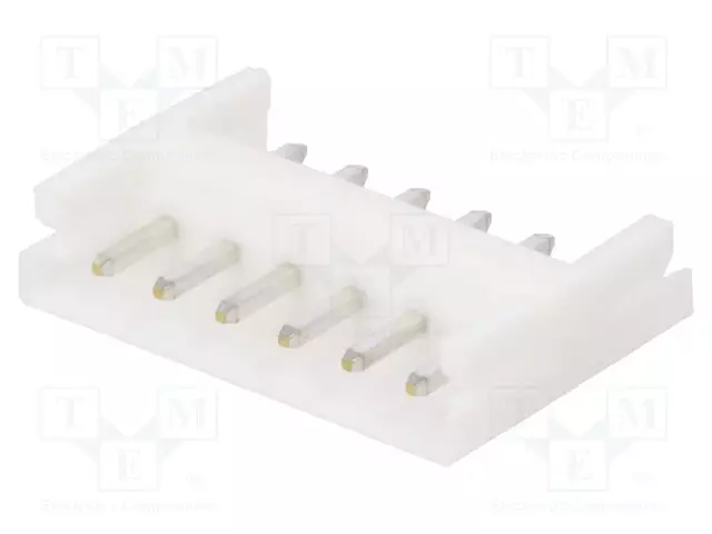 SOVITUS: LIITIN - PIN: 6 - EH - Signaaliliittimet rasteri 2,50mm - B6B-EH-A-TW - 1