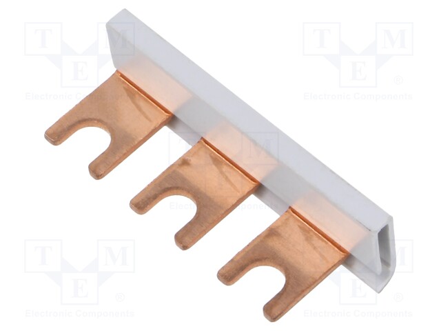 VIRTAKISKO - 16MM2 - NAVAT: 1 - UZNAM: 400V - HAARUKKA-RASTERI: 17,8MM - Sulakeasennustarvikkeet - E.41163LW - 1