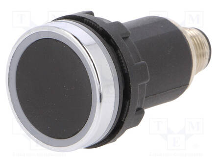 KYTKIN: KAPASITIIVINEN - 22MM - SCB - MUSTA JA HOPEA - 10÷30VDC - Anturikytkimet - T0-SCB22MP1NSX - 1