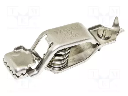 HAUENLEUKA - 75A - LEVITYSALUE: MAX.19MM - KOK.PIT: 76MM - Krokotiili klipsit - BU-25X - 1