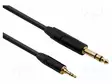 KAAPELI - 3,5MM PLUGI,6,3MM PLUGI - 0,3M - MUSTA - Muut audio-videokaapelit - AU2003BX - 1