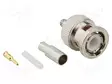 LIITIN: BNC - PISTOKE - UROS - SUORA - 50OHM - PURISTETTAVA - POM - BNC liittimet - 031-315-RFX - 2