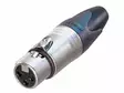 NEUTRIK - XLR CABLE CONNECTOR, 3-PIN FEMALE, SILVER PLATED, NICKEL - XLR liittimet ja tarvikkeet - NC3FXX - 1