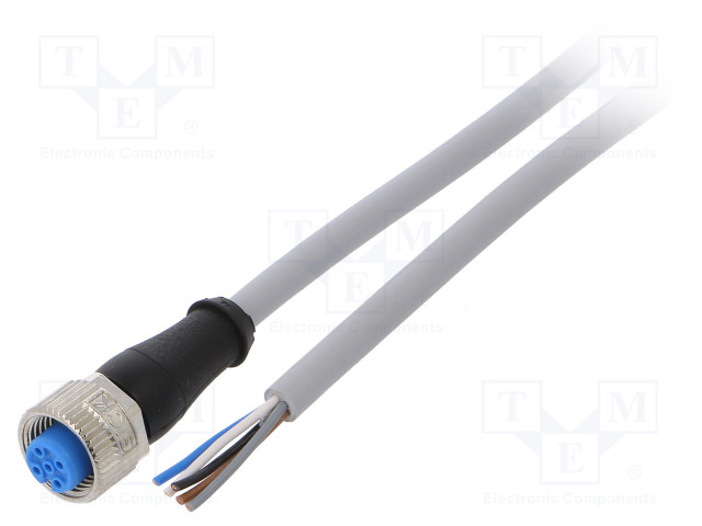 KAAPELI: ANTUREITA/AUTOMATIIKKAA VARTEN - M12 - PIN: 5 - SUORA - 2M - Teollisuus anturikaapelit - YF2A15-020VB5XLEAX - 1