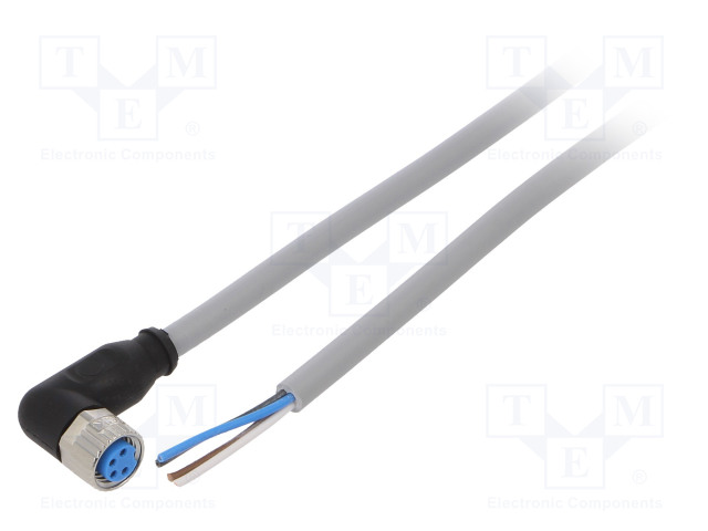 KAAPELI: ANTUREITA/AUTOMATIIKKAA VARTEN - M8 - PIN: 4 - KULMA - 2M - Teollisuus anturikaapelit - YG8U14-020VA3XLEAX - 1
