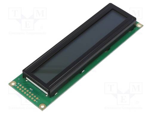 LCD NÄYTTÖ - AAKKOSNUMEERINEN - STN POSITIVE - 24X2 - HARMA - LED - 2X8 - Aakkosnumeeriset LCD-näytöt - RC2402A-GHY-CSX - 1