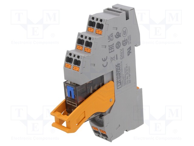 RELE: LIITÄNTÄ - DPDT - UKELAN: 24VDC - 8A - 8A/250VAC - 8A/250VDC - Elektromagneettiset relesarjat - RIF-1-RPT-LDP242X - 1