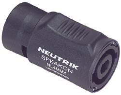 SPEAKON 4 N.JATKOADAPTERI - Speakonliittimet - NL4MMX - 1