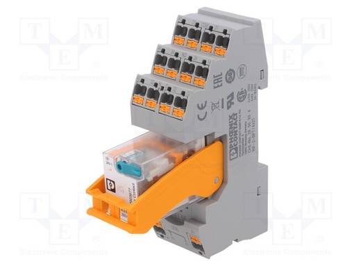 RELE: LIITÄNTÄ - 4PDT - UKELAN: 24VDC - 6A - 6A/250VAC - 6A/250VDC - Elektromagneettiset relesarjat - RIF-2-RPT-24DC4X - 1