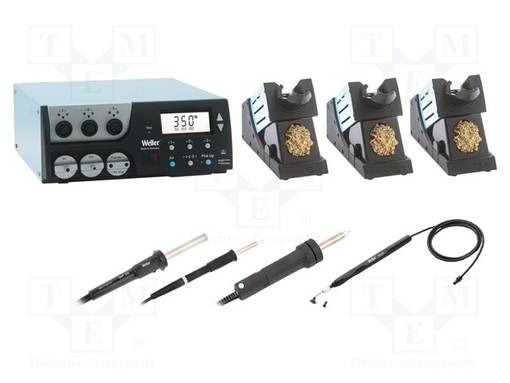 LAITE: KORJAUSASEMA 230VAC - PISTOKE: EU - LÄMPÖTILA-ALUE: 50÷550°C - Juotinasemat ja juotteenpoistoasemat - WEL.WR3000M-DX - 1