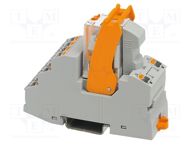 RELE: LIITÄNTÄ - DPDT - UKELAN: 120VAC - 8,5A - 8,5A/250VAC - MAX.250VDC - Elektromagneettiset relesarjat - RIF-2-RPT-120AC2X - 1