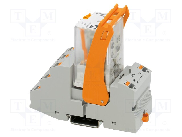 RELE: LIITÄNTÄ - DIN-KISKOLLE - Elektromagneettiset relesarjat - RIF-3-RPT-120AC3X - 1