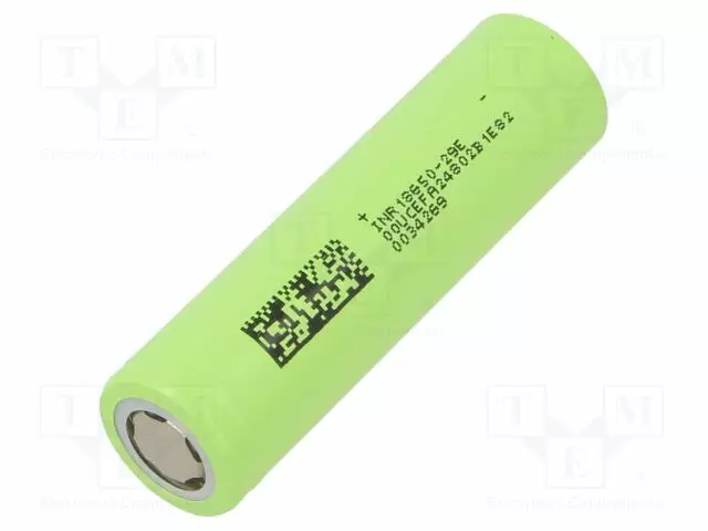 AKKU: LI-ION - 18650,MR18650 - 3,6V - 2900MAH - Ø18,25X64,95MM - 6A - Akut - INR18650-29EBOX - 1